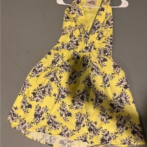 Forever 21 Yellow Floral Womans Dress